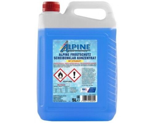 Стеклоочиститель Alpine Frostschutz Scheibenklar -60°C 5l (Цитрус)