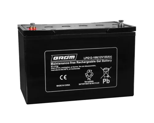 Grom GEL Battery LPGS12-100Ah (Гелевий) 