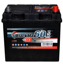 BlackMax 6СТ-60Ah АзЕ ASIA 540A (EN) B4024 