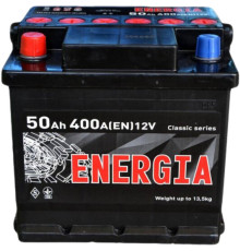 ENERGIA 6СТ-50Ah АзЕ 400A (EN) (+/-) 