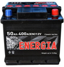 ENERGIA 6СТ-50Ah Аз 400A (EN) (-/+) 