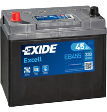 EXIDE 6СТ-45 Аз Excell EB455 (+/-) 