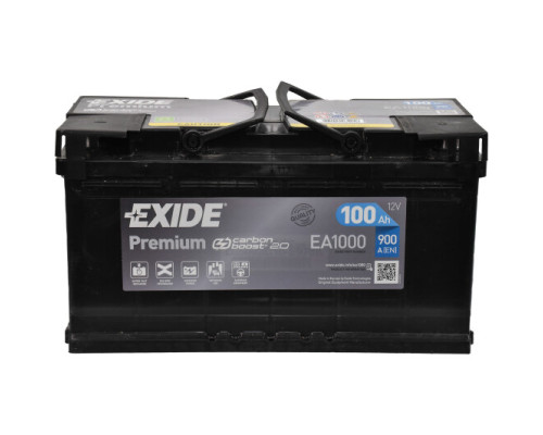 EXIDE Premium 6СТ-100Ah АзЕ 900A (EN) EA1000 