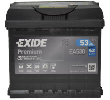 EXIDE Premium Carbon Boost 2.0 6СТ-53Ah АзЕ 540A (EN) EA530