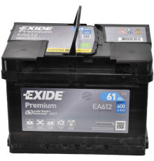 EXIDE Premium Carbon Boost 6СТ-61Ah АзЕ 600A (EN) EA612