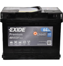 EXIDE Premium Carbon Boost 2.0 6СТ-64Ah АзЕ 640A (EN) EA640