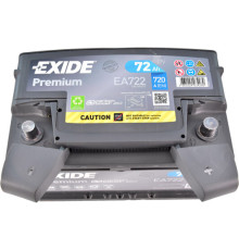 EXIDE Premium Carbon Boost 6СТ-72Ah АзЕ 720A (EN) EA722