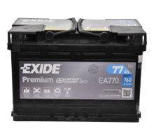 EXIDE Premium Carbon Boost 2.0 6СТ-77Ah АзЕ 760A (EN) EA770