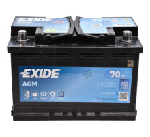 EXIDE Start-Stop AGM 6СТ-70Ah АзЕ 760A (EN) EK700  