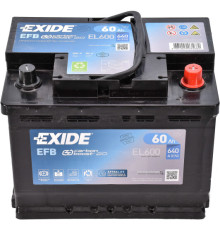 EXIDE Start-Stop EFB 6СТ-60Ah АзЕ 640A (EN) EL600  