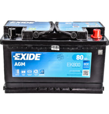 EXIDE Start-Stop AGM 6СТ-80Ah АзЕ 800A (EN) EK800 