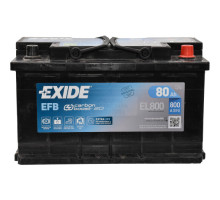 EXIDE 6 CT-80-R Start-Stop EFB EL800 