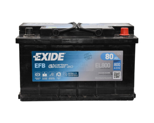 EXIDE 6 CT-80-R Start-Stop EFB EL800 