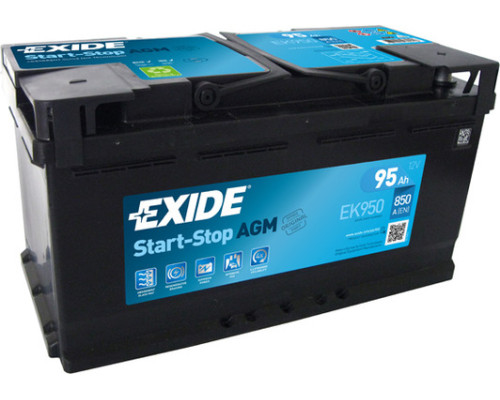 Exide 6 CT-95-R Start-Stop AGM EK950  