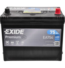 EXIDE Premium 6 CT-75-R EA754 