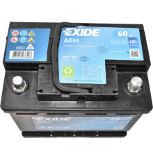 EXIDE START-STOP AGM 60Ah Ев (-/+) (680EN) 