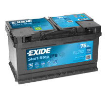 EXIDE Start-Stop EFB 6СТ-75Ah АзЕ 730A (EN) EL752 