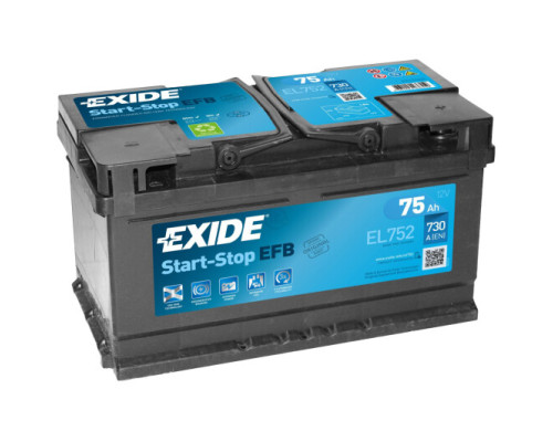 EXIDE Start-Stop EFB 6СТ-75Ah АзЕ 730A (EN) EL752 