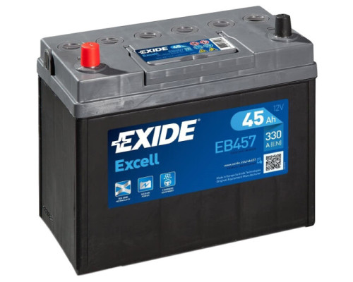 EXIDE 6 CT-45-L Excell EB457 