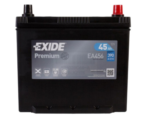 EXIDE Premium 6СТ-45Ah АзЕ ASIA 390A (EN) EA456 