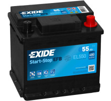 EXIDE Start-Stop EFB 6СТ-55Ah АзЕ 480A (EN) EL550 