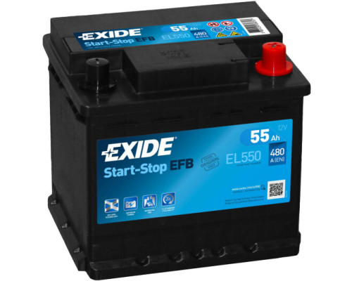 EXIDE Start-Stop EFB 6СТ-55Ah АзЕ 480A (EN) EL550 