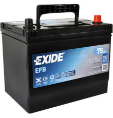 EXIDE 6 CT-75-R EFB EL754 