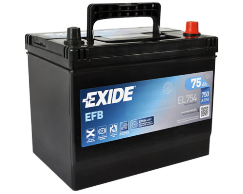 EXIDE 6 CT-75-R EFB EL754 