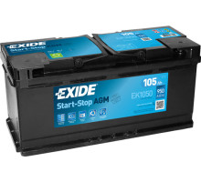 EXIDE Start-Stop AGM 6СТ-105Ah АзЕ 950A (EN) EK1050