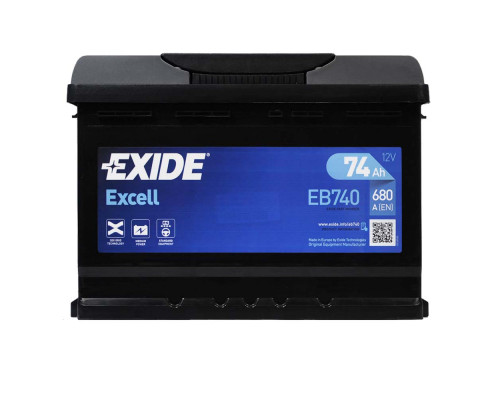 EXIDE 6 CT-74-R Excell EB740 