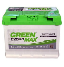 GREEN POWER MAX 6СТ-62Ah Аз 600A (EN)