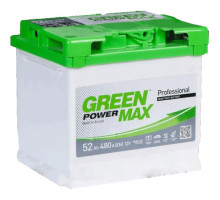 GREEN POWER MAX 6СТ-52Ah Аз 480A (EN)