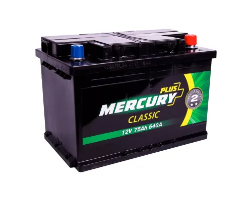 MERCURY CLASSIC Plus 6СТ-75Ah АзЕ 640A (EN) 