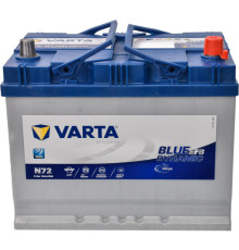 VARTA Blue Dynamic EFB N72 6СТ-72Ah АзЕ ASIA 760A (EN) 572501076