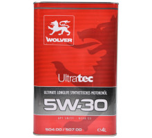 WOLVER Ultratec 5W-30, 504/507. C3 API SN/CF 4l